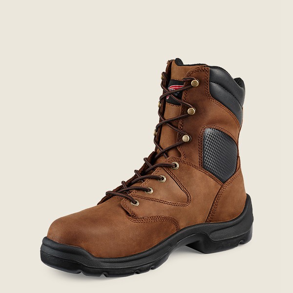 Bottes de Sécurité Red Wing - Flexbond - 8-Inch Toe Metguard - Marron - Homme 937VBZYPT